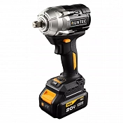  Гайковерт ударный аккумуляторный PRO 1/2", 20В, 2*4Ач, 750Нм Runtec  RT-IW750
