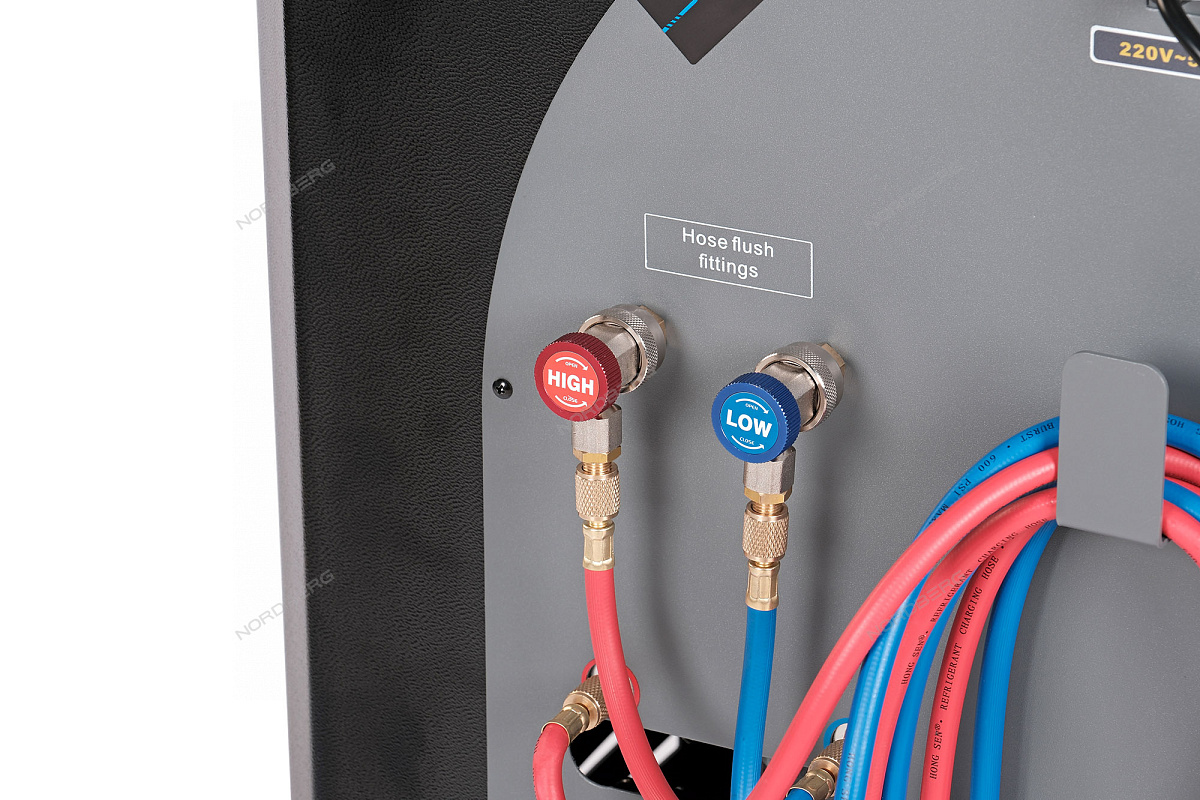 Установка автомат для заправки автомобильных кондиционеров с принтером и тестом утечки