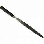 Надфиль плоский остроносый, насечка №0, общая длина 160 мм