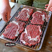 Многофункциональный поддон с решёткой, нерж Grillbaza  bz0028  5