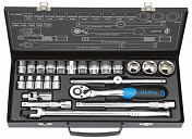 Набор торцевых головок 1/2", 12гр., 5/16 - 1-1/4", 24пр. Licota  ALT-5002WS