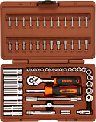 Набор инструмента универсальный 1/4"DR, 57 предметов Ombra  OMT57S