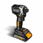  Винтоверт ударный аккумуляторный PRO 1/4", 20В, 2*2Ач, 230Нм Runtec  RT-ED233 1