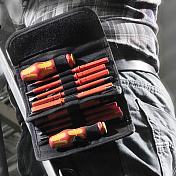 Набор диэлектрический Kraftform Kompakt VDE 60 i/62 i/65 i/18 отвертка с насадками WERA Knipex  WE-003471 1