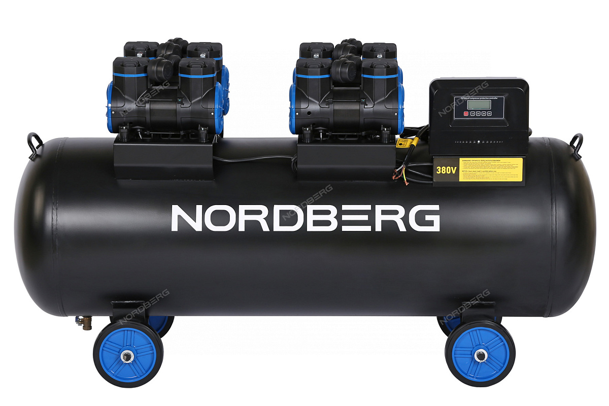 Компрессор безмасляный 380 В, ресивер 300 л, 1000 л/мин