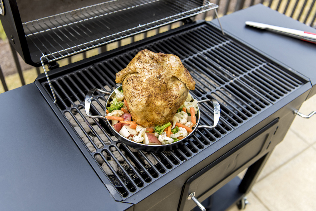 Ростер для курицы с подставкой для емкости