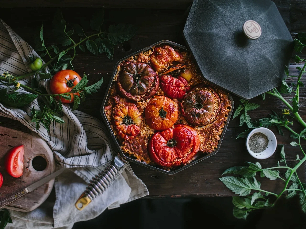 Сковорода с крышкой D=22