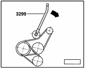 Приспособление для натяжения ремня VAG Licota  ATA-4024 4