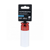 Головка торцевая ударная глубокая тонкостенная 1/2" Nordberg   2