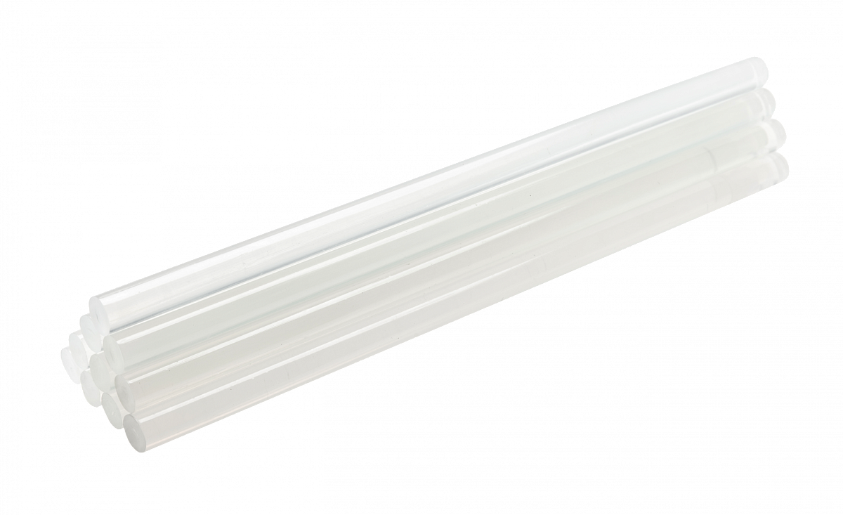 Клеевые стержни прозрачные 25 сР, 11.2 мм, 200 мм, 1 кг