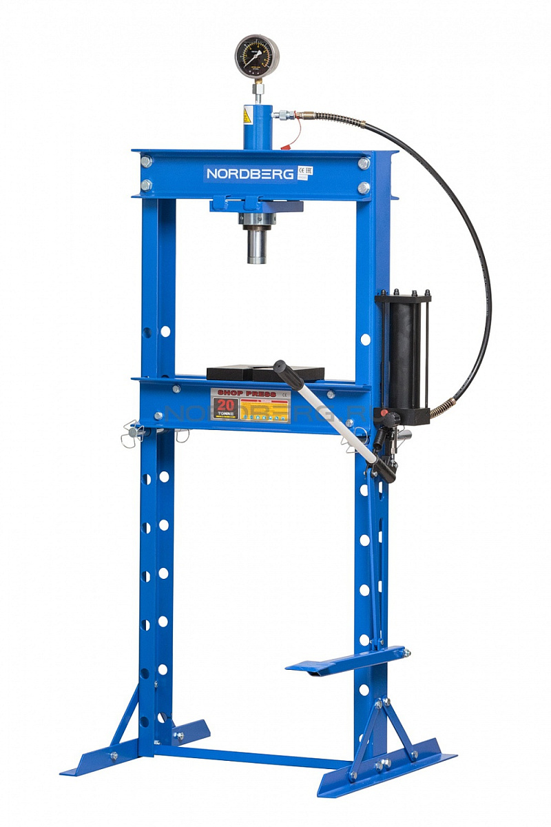 Пресс с ножным приводом, усилие 20 тонн