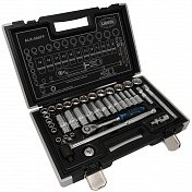 Набор торцевых головок 3/8" 12гр. 37пр. 6-24 мм spline Licota  ALK-0007P 2