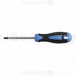 HOEGERT Отвертка TORX T15, 100 мм, сталь S2