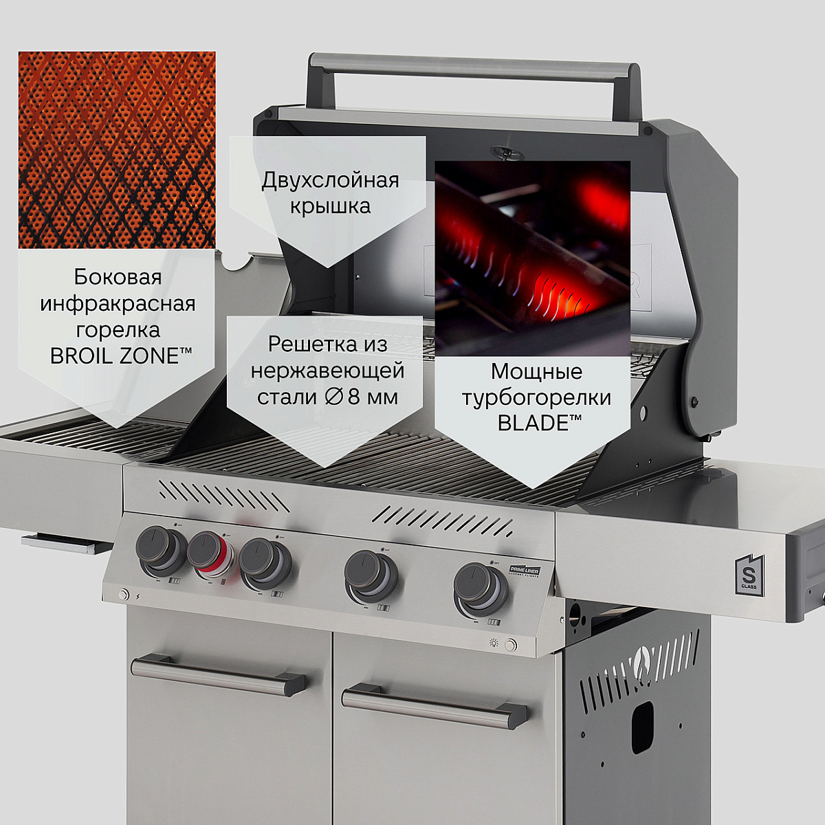 Газовый гриль S class 4B