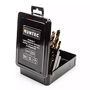 Набор сверл по металлу 1-10 мм, HSS-Co5, 19 предметов Runtec  RT-DSCB19 1
