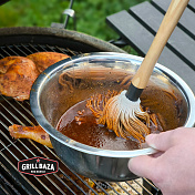 Кисточка для моп-соуса, дерево/хлопок Grillbaza  bz0014  6