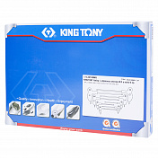 Набор L-образных ключей HEX, ложемент, 8 предметов  King Tony  9-22108MR 2