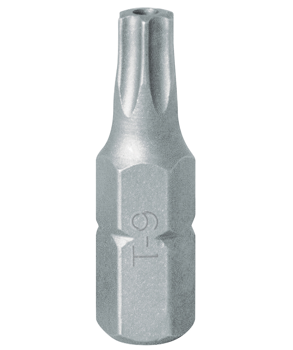 Вставка (бита) торцевая 1/4;, TORX, T9, L = 25, с отверстием KING TONY 102509U