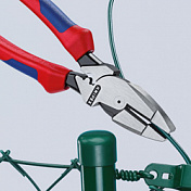 Плоскогубцы электромонтера фосфатированные, черного цвета 240 мм   KN-0912240 3