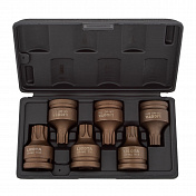 Набор ударных головок 3/4", T70-T100, M16, M18, 6пр. Licota  ASA-80009
