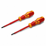 Диэлектрическая отвертка СТАНДАРТ Phillips 2х100 (КВТ)