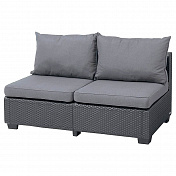 Диван двухместный из пластика Sapporo 2 Seater Sofa