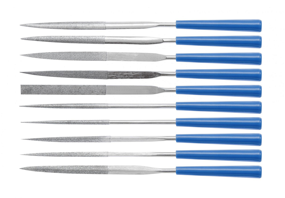 Набор алмазных надфилей, 10 шт.