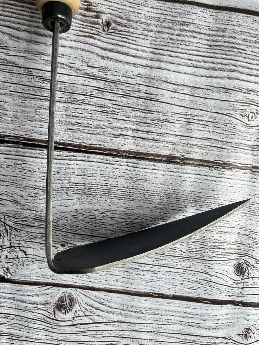 Корейская ручная мотыжка для правшей, рукоятка из ясеня 140мм