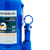 Домкрат бутылочный V12, г/п 12,0т ROSSVIK  V12 4