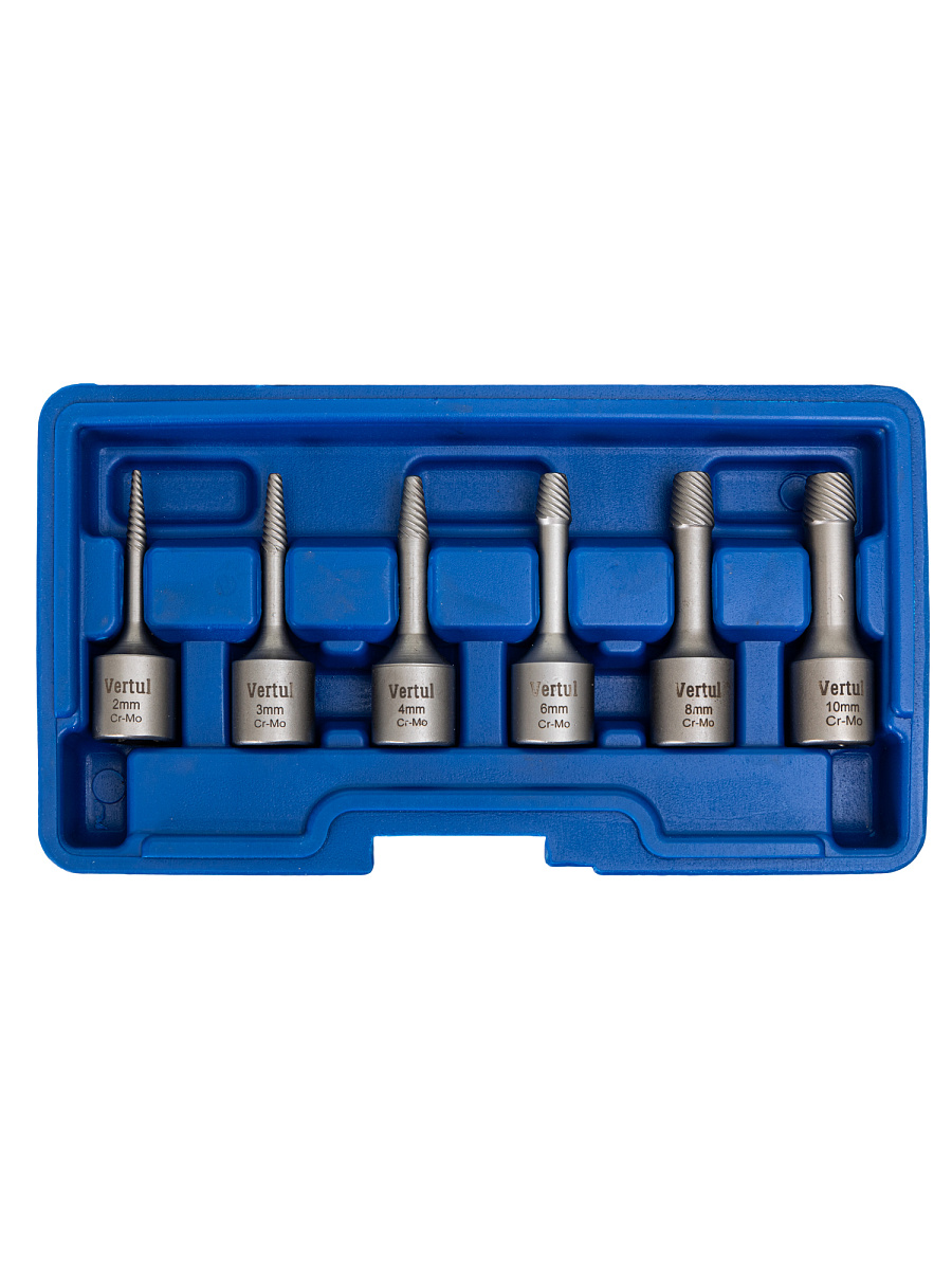 Набор внутренних экстракторов 6 предметов 2-10 мм.