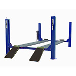 Подъемник четырехстоечный г/п 5500 кг. платформы гладкие 