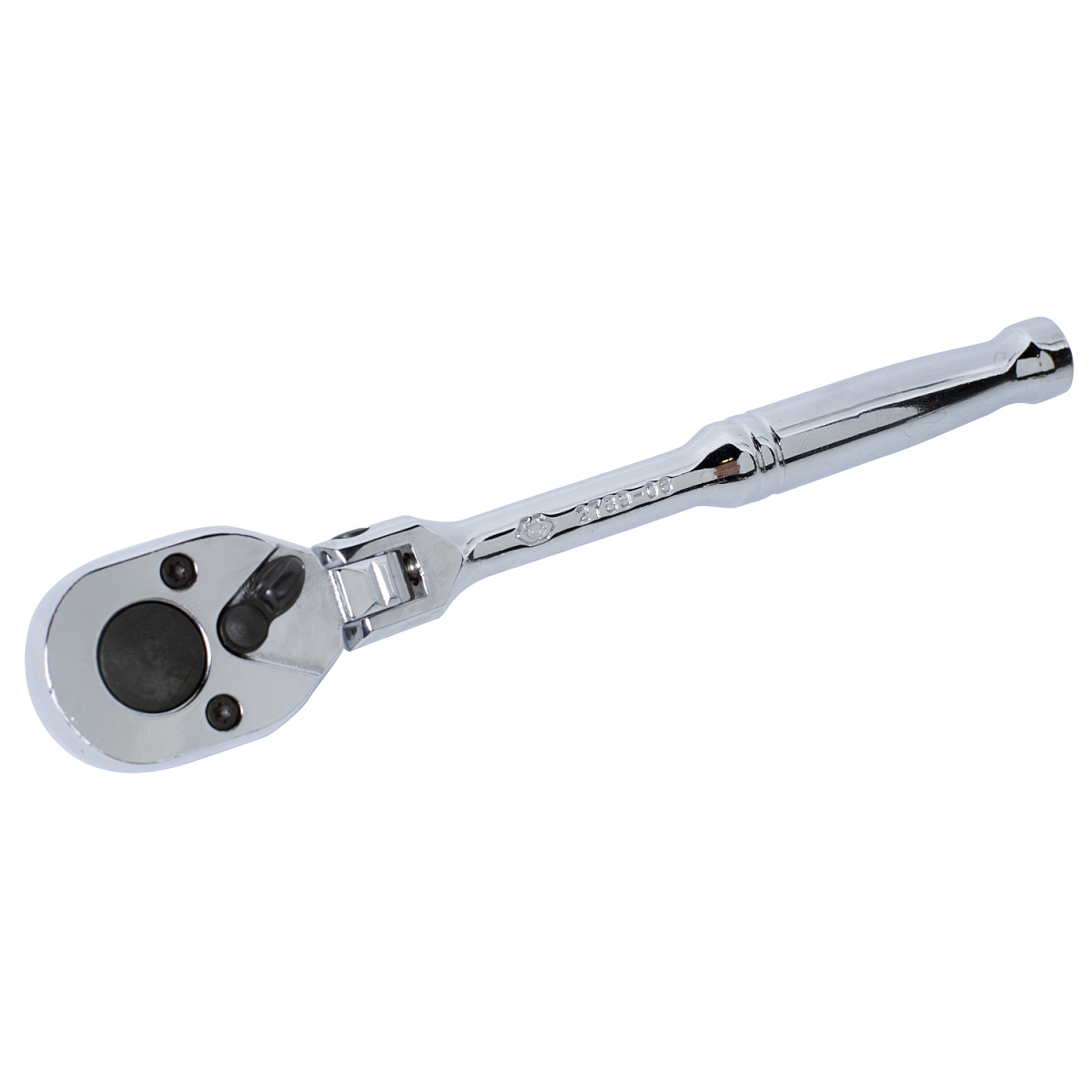 Трещотка 1/4", 150 мм, 24 зубца, флажковая, шарнирная 