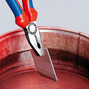 Плоскогубцы комбинированные фосфатированные, черного цвета 180 мм Knipex  KN-0301180 2