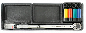 Динамометрический ключ и ударные головки 1/2" Hans в ложементе, TT-48   TT-48