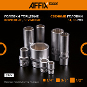 Набор инструментов универсальный, 174 предмета  AFFIX  AF01174C 12