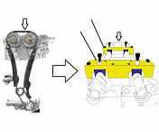 Набор для фиксации распредвалов Mercedes-Benz M270 / M274   ATA-4212 1