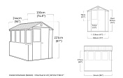Сарай для выращивания Darwin Potting Shed 6x8 17213240 Keter  261341 8