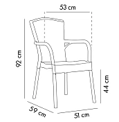 Кресло Royal (Coffee) Tilia  101010106  4