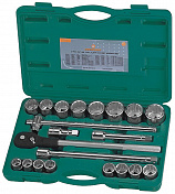 Набор головок торцевых дюймовых 3/4"DR, 7/8"-2", с аксессуарами, 21 предмета Jonnesway  S04H6422S