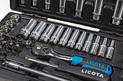 Набор торцевых головок 1/4" 62 пр., дюйм и метрика Licota  ALK-8021FW 3