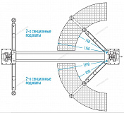 Подъемник 220V с верхней синхронизацией Nordberg  N4121H-4T 1