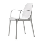 Стул пластиковый Ginevra с подлокотником Scab Design   