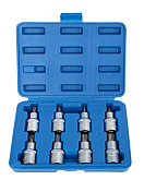 Набор головок со вставкой TORX с отверстием 1/2″, длина 55 мм, 8 пр. VERTUL  VR50189