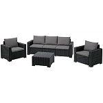 Комплект уличной мебели с тройным диваном CALIFORNIA 3 SEATER SET