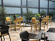 Стул пластиковый барный Net Stool 1