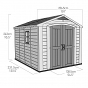Сарай пластиковый Factor 8×11 Keter  230454 4