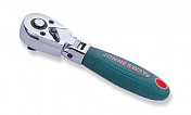 Трещотка короткая с шарниром, 36 зубцов, 1/4"DR, 125 мм Jonnesway  R4202