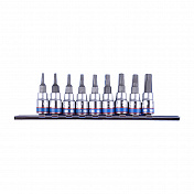 Набор торцевых насадок 1/4", TORX, Т8-Т40 мм, 9 предметов  King Tony  2109PR