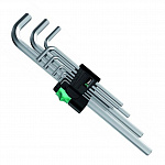 Набор Г-Образных Ключей, Метрических, Хромированных  950 PKL/9 SM N 