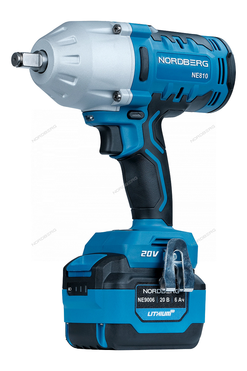 Гайковерт аккумуляторный, 1/2", 20В, 1000Нм с акк. и зар. уст-вом